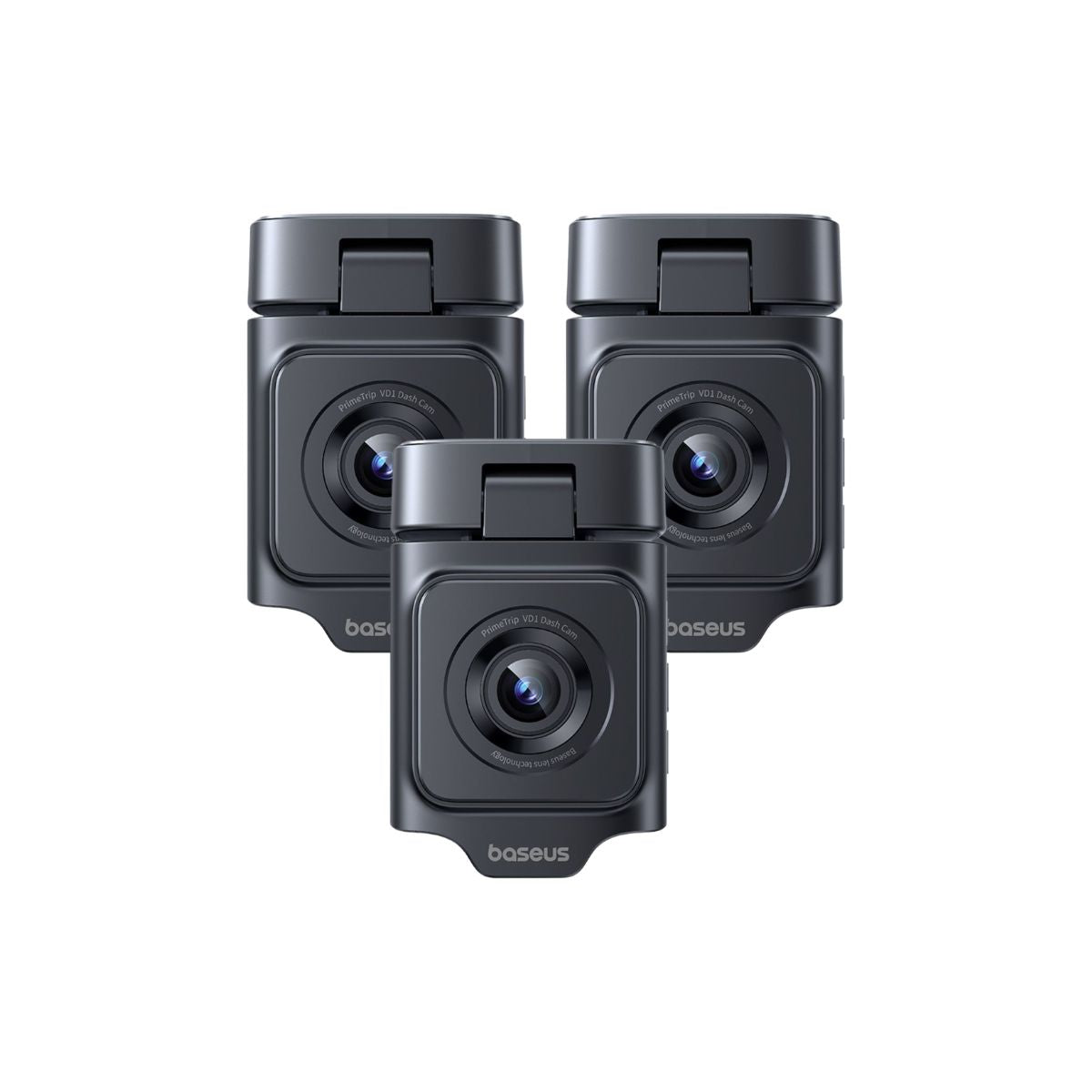 Baseus PrimeTrip VD1 Pro Dash Cam Lithium Battery 4K+1080p 3-Cam Kit